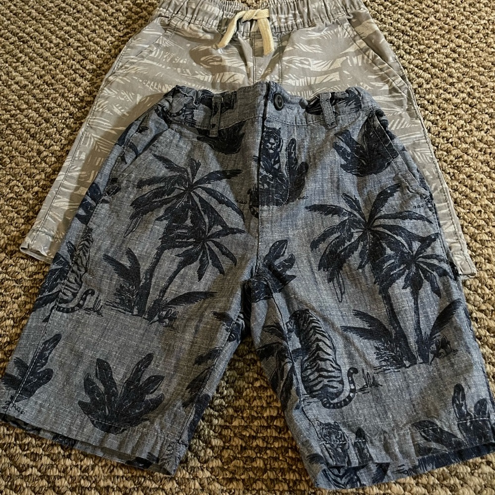 Place Gray and Blue Shorts Casual Comfort, Boys Size 7